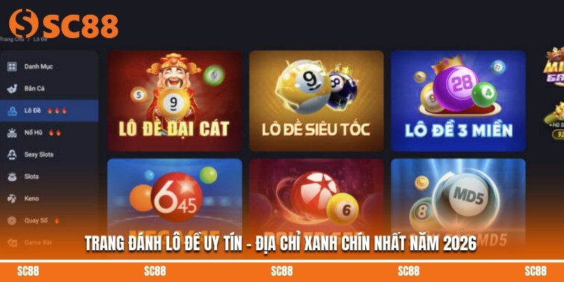 Trang Đánh Lô Đề Uy Tín - Địa Chỉ Xanh Chín Nhất Năm 2026